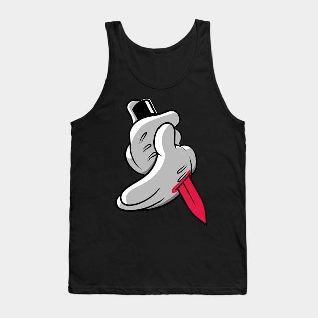 Bleeding hand Tank Top by irsananwar